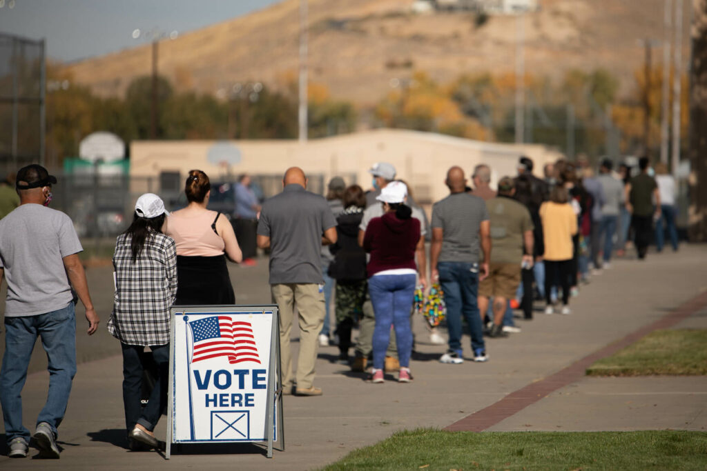 Voters in the State of Nevada go to the polls on Election Day . Washoe County Nevada